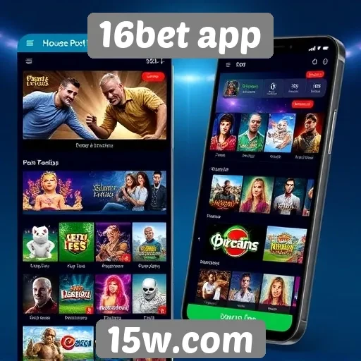 Panorama geral dos jogos disponíveis no 16bet app