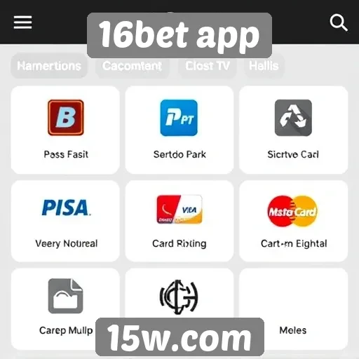 Métodos de pagamento disponíveis no 16bet app
